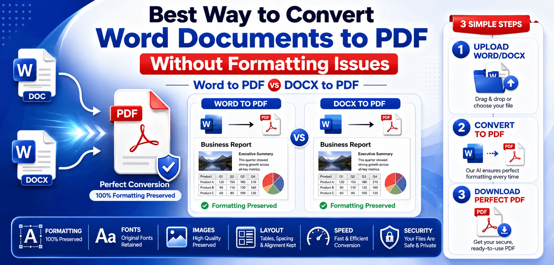 Convert Word to PDF